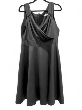 Grace Karin Midi Black A-Line Dress - XL
